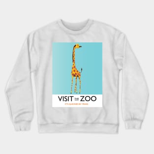 Visit the Zoo Giraffe Crewneck Sweatshirt